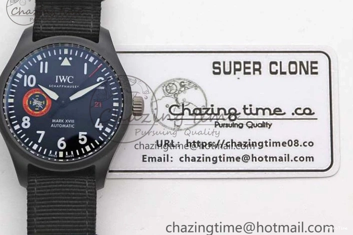 MIROTIME 0717 Mark XVIII ‘TOPGUN SFTI’ Ceramic M+F Best Edition Black Dial on Black Nylon Strap A MultiPurpose 7047